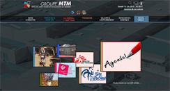 Desktop Screenshot of groupe-mtm.com